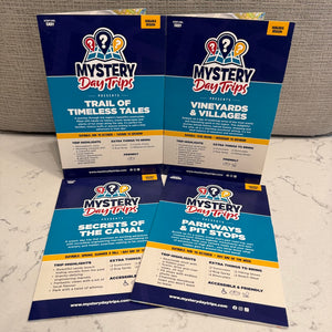 Four Mystery Day Trips included in the Day Trips from Niagara Bundle.